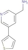 (5-(Thiophen-3-yl)pyridin-3-yl)methanamine