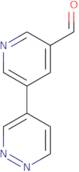 5-(Pyridazin-4-yl)pyridine-3-carbaldehyde