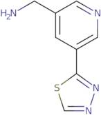 (5-(1,3,4-Thiadiazol-2-yl)pyridin-3-yl)methanamine