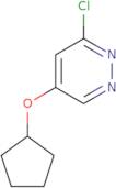 3-Chloro-5-(cyclopentyloxy)pyridazine