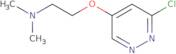 2-((6-Chloropyridazin-4-yl)oxy)-N,N-dimethylethanamine