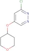 3-Chloro-5-((tetrahydro-2H-pyran-4-yl)oxy)pyridazine