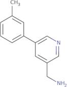 [5-(3-Methylphenyl)pyridin-3-yl]methanamine