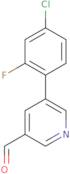 5-(4-Chloro-2-fluorophenyl)nicotinaldehyde