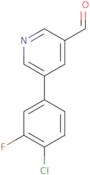 5-(4-Chloro-3-fluorophenyl)pyridine-3-carbaldehyde