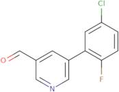 5-(5-Chloro-2-fluorophenyl)pyridine-3-carbaldehyde