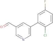 5-(2-Chloro-5-fluorophenyl)nicotinaldehyde