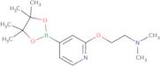 Dimethyl(2-{[4-(4,4,5,5-tetramethyl-1,3,2-dioxaborolan-2-yl)pyridin-2-yl]oxy}ethyl)amine
