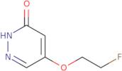 5-(2-Fluoroethoxy)pyridazin-3(2H)-one