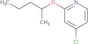 4-Chloro-2-(pentan-2-yloxy)pyridine