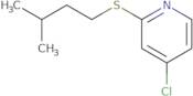 4-Chloro-2-(isopentylthio)pyridine