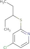 4-Chloro-2-(pentan-3-ylthio)pyridine