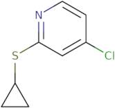 4-Chloro-2-(cyclopropylthio)pyridine