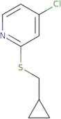 4-Chloro-2-((cyclopropylmethyl)thio)pyridine