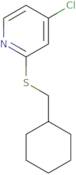 4-Chloro-2-((cyclohexylmethyl)thio)pyridine