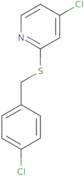 4-Chloro-2-((4-chlorobenzyl)thio)pyridine