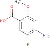 4-Amino-5-fluoro-2-methoxybenzoic acid