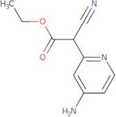 Ethyl 2-(4-aminopyridin-2-yl)-2-cyanoacetate