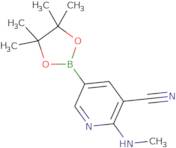 2-(Methylamino)-5-(4,4,5,5-tetramethyl-1,3,2-dioxaborolan-2-yl)nicotinonitrile