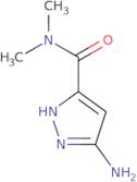 3-amino-N,N-dimethyl-1H-pyrazole-5-carboxamide