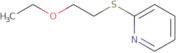 2-((2-Ethoxyethyl)thio)pyridine