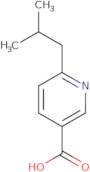 6-(2-Methylpropyl)pyridine-3-carboxylic acid