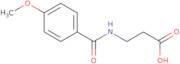 3-[(4-Methoxybenzoyl)amino]propanoic acid