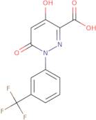 2,3-Dihydro-5-hydroxy-2-[3-(trifluoromethyl)phenyl]pyridazin-3-one-6-carboxylic acid