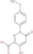 4-Hydroxy-1-(4-methoxyphenyl)-6-oxo-1,6-dihydro-3-pyridazinecarboxylic acid