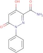 4-Hydroxy-6-oxo-1-phenyl-1,6-dihydro-3-pyridazinecarboxamide