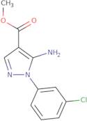 5-Amino-1-(3-chloro-phenyl)-1H-pyrazole-4-carboxylic acid methyl ester