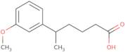 5-(3-Methoxyphenyl)hexanoic acid