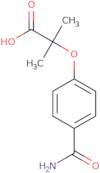 2-(4-Carbamoylphenoxy)-2-methylpropanoic acid