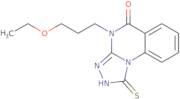 4-(3-Ethoxypropyl)-1-sulfanyl-4H,5H-[1,2,4]triazolo[4,3-a]quinazolin-5-one