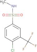 4-Chloro-N-methyl-3-(trifluoromethyl)benzene-1-sulfonamide