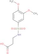 3-(3,4-Dimethoxybenzenesulfonamido)propanoic acid