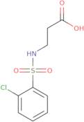 3-(2-Chlorobenzenesulfonamido)propanoic acid