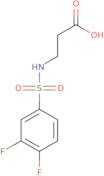 3-(3,4-Difluorobenzenesulfonamido)propanoic acid