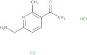 1-[6-(Aminomethyl)-2-methylpyridin-3-yl]ethan-1-one dihydrochloride