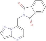 2-{Pyrazolo[1,5-a]pyrimidin-7-ylmethyl}-2,3-dihydro-1H-isoindole-1,3-dione