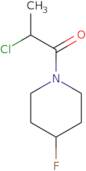 2-Chloro-1-(4-fluoropiperidin-1-yl)propan-1-one