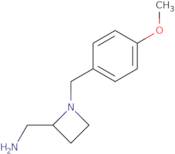 {1-[(4-Methoxyphenyl)methyl]azetidin-2-yl}methanamine