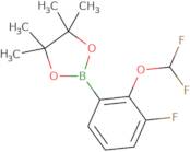 2-[2-(Difluoromethoxy)-3-fluorophenyl]-4,4,5,5-tetramethyl-1,3,2-dioxaborolane