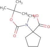 1-{[(tert-Butoxy)carbonyl](methyl)amino}cyclopentane-1-carboxylic acid