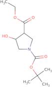 Ethyl 1-Boc-4-hydroxypyrrolidine-3-carboxylate