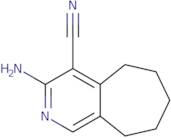3-Amino-5H,6H,7H,8H,9H-cyclohepta[C]pyridine-4-carbonitrile
