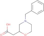 (4-Benzylmorpholin-2-yl)acetic acid