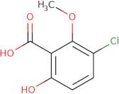 3-Chloro-6-hydroxy-2-methoxybenzoic acid