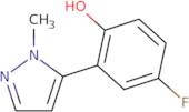 4-Fluoro-2-(1-methyl-1H-pyrazol-5-yl)phenol