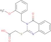 2-({3-[(2-Methoxyphenyl)methyl]-4-oxo-3,4-dihydroquinazolin-2-yl}sulfanyl)acetic acid